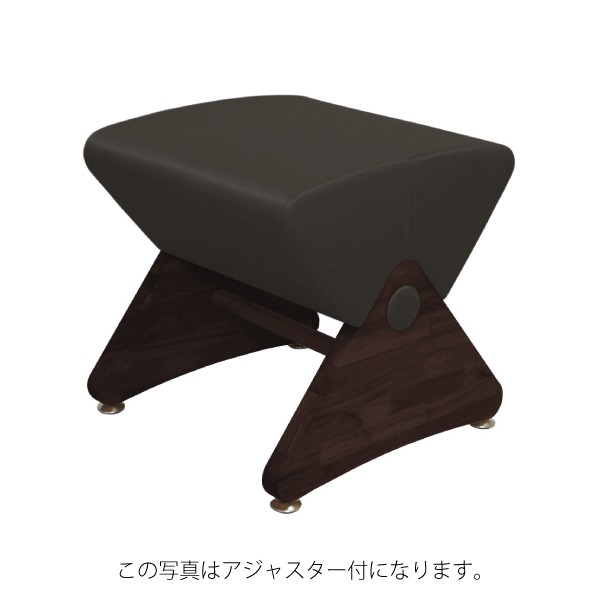 デザイナーズスツール キャスター付き ダーク（ビニールレザー：ブラック／ナイロン）【Ｍｏｎａ．Ｄｅｅ】モナディー ＷＡＳ０１ＳＣ[21]