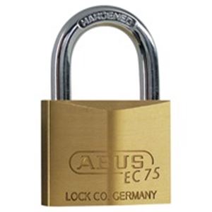（まとめ）ABUS 南京錠 40mm EC75-40【×2セット】[21]