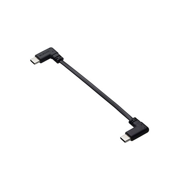 【3本セット】 エレコム モバイルバッテリー用ケーブル(USB Type-C(TM)/充電専用/60W) ブラック MPA-CCLL01BKX3[21]