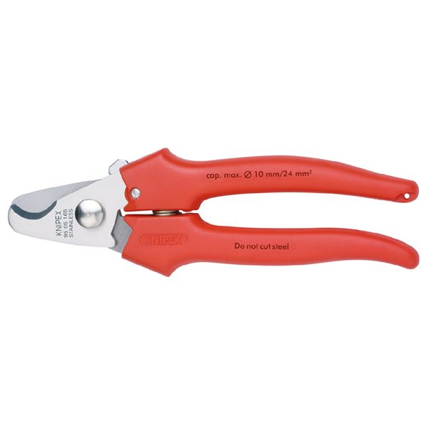 KNIPEX クニペックス ケーブルカッター 耐衝撃性プラスチックコーティング 全長165mm パック入 9505-165SB 工具 ツール DIY[21]