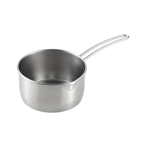 【5個セット】 パルトール オールステンレス製 ミルクパン 14cm あると便利な目盛付 ガス・IH調理器対応 PRT-14MX5[21]