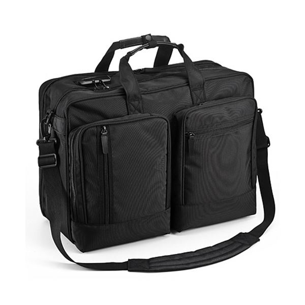 サンワダイレクトガーメント付きビジネスバッグ (大容量・2WAYショルダー・A3収納) 200-BAG090 1個[21]