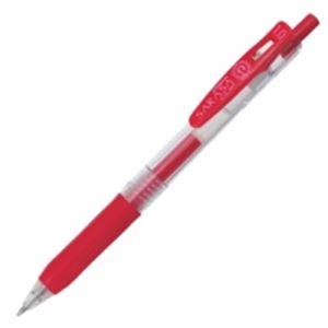 (業務用50セット) ZEBRA ゼブラ ボールペン サラサクリップ 【1.0mm/赤】 ゲルインク ノック式 JJE15-R[21]