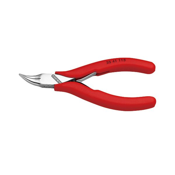 KNIPEX クニペックス エレクトロニクスプライヤー プラスチックコーティング 全長115mm 3541-115 工具 ツール DIY 作業工具[21]