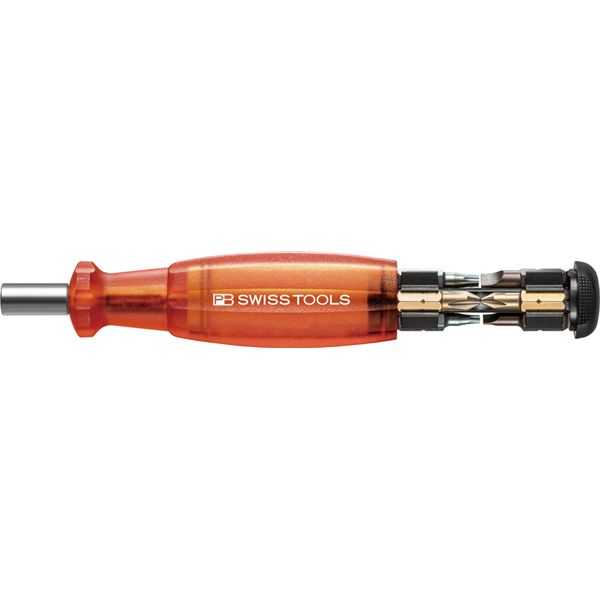 PB SWISS TOOLS ピービースイスツールズ マルチクラフト C6ドライバービットビット8本組 差替式ドライバー インサイダー レッド 6464.RED[21]