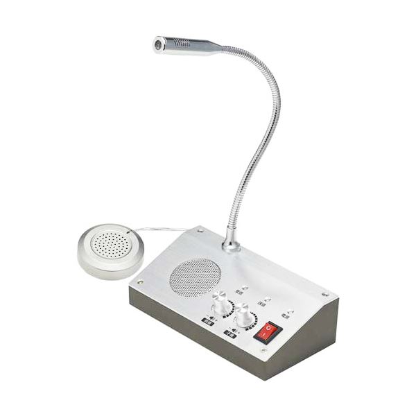 ナカバヤシ ミヨシ窓口インターホン シルバー APU-01／SL 1台[21]