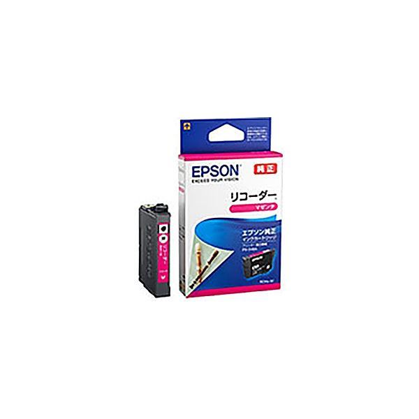 (まとめ) 【純正品】 EPSON エプソン インクカートリッジ 【RDH-M マゼンタ】 【×5セット】[21]