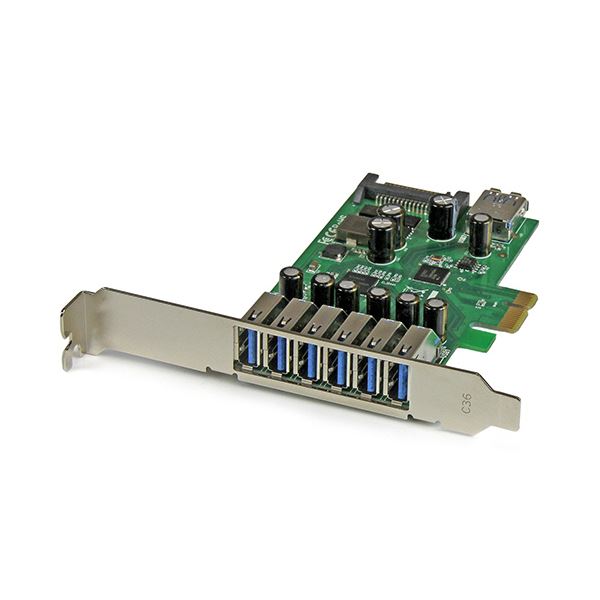 StarTech.com 7ポートUSB 3.0増設PCI Expressインターフェースカード PEXUSB3S7 1個[21]