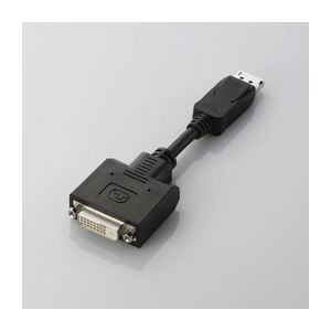 エレコム DisplayPort-DVI変換アダプタ AD-DPDBK[21]