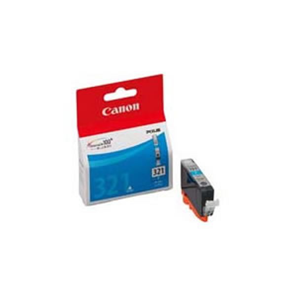 (業務用5セット)【純正品】 Canon キャノン インクカートリッジ/トナーカートリッジ 【BCI-321C C シアン】 ×5セット[21]