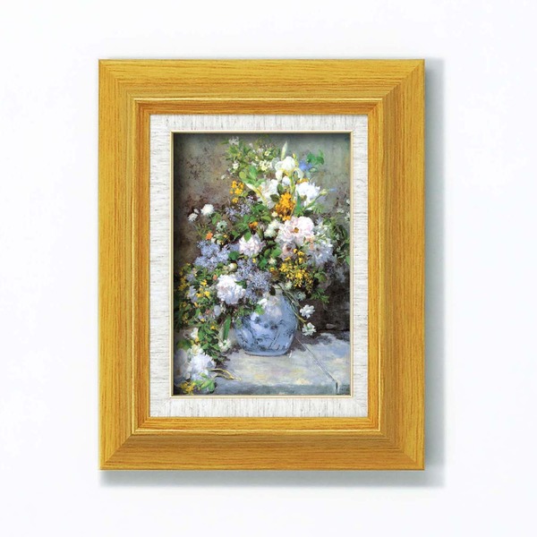 名画額縁 フレームセット サム 壁掛け用 ルノワール 「花瓶の花」 273×343×48mm 立体加工付き[21]