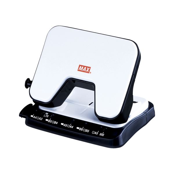 （まとめ） マックス スクーバパンチ DP-25T／W ホワイト 1台入 【×5セット】[21]
