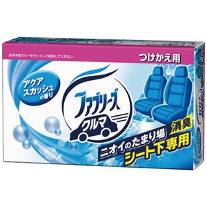 （まとめ） P＆G クルマ用置き型ファブリーズ アクアスカッシュの香り つけかえ用 130g 1個 【×10セット】[21]