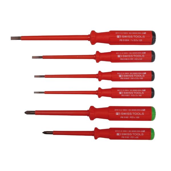 PB SWISS TOOLS 5543 エレクトロ 絶縁 ドライバーセット 工具 ツール DIY 作業工具 道具 ドライバー[21]｜本家屋