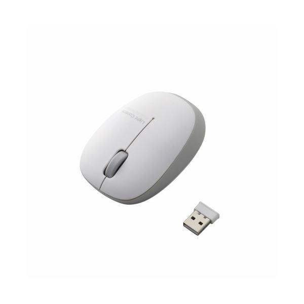 (まとめ)エレコム ワイヤレスBlueLEDマウス M-BL20DBSV【×3セット】[21]
