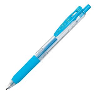 (まとめ) ゼブラ ゲルインクボールペン サラサクリップ 0.4mm ライトブルー JJS15-LB 1本 【×60セット】[21]