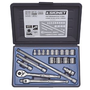 SIGNET シグネット 12719 （#812913B）3/8DR 19PC MM ソケットレンチ セット 工具 ツール DIY 作業工具 道具[21]｜本家屋