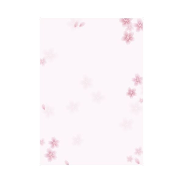 （まとめ） 和ごころ A4判 4-1005 桜 10枚入 【×10セット】[21]