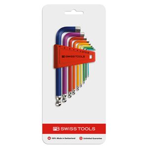 PB SWISS TOOLS 212H-10RBCN ボール付 レインボーレンチ セット 工具 ツール DIY 作業工具 道具 レンチ[21]