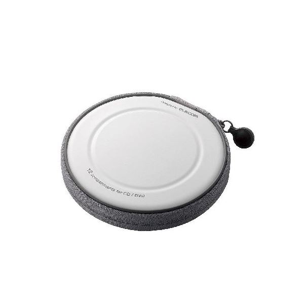 (まとめ)エレコム CD/DVDファスナーケース CCD-H12WH【×10セット】[21] 8,107円