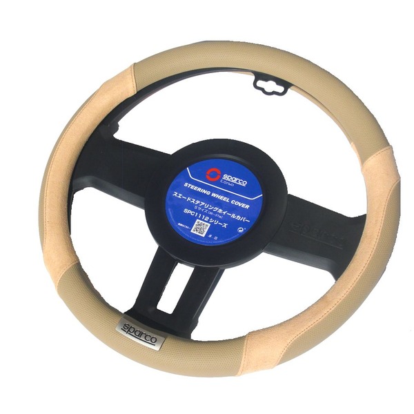 SPARCO-CORSA ステアリングカバー スエードBE/S SPC1112BEJS[21]