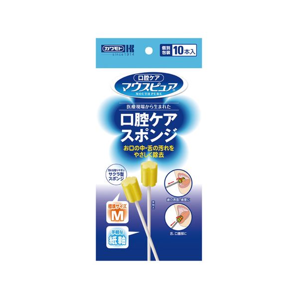 まとめ 川本産業 口腔ケアスポンジ 紙軸M 10本 21 ワンピなど最旬ア！
