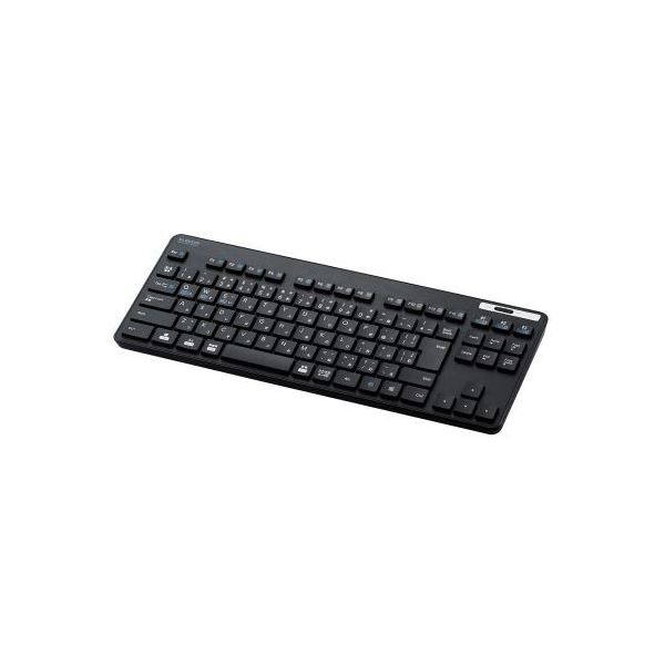 エレコム Bluetooth 5.0薄型コンパクトキーボード ブラック TK-FBM119KBK 1台[21]