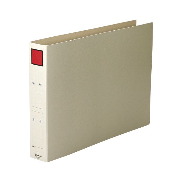 （まとめ） キングジム 保存ファイル A3E ヨコ型・片開き 5cm 【×10セット】[21]