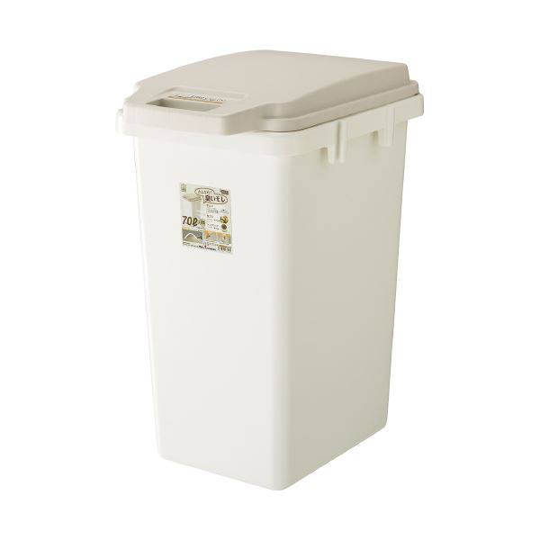 （まとめ）リス 防臭ワンハンドパッキンペール 70L（×2セット）[21]