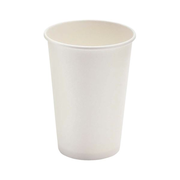 （まとめ） サンナップ 厚紙カップ ホワイト 400ml 40個入 【×10セット】[21]