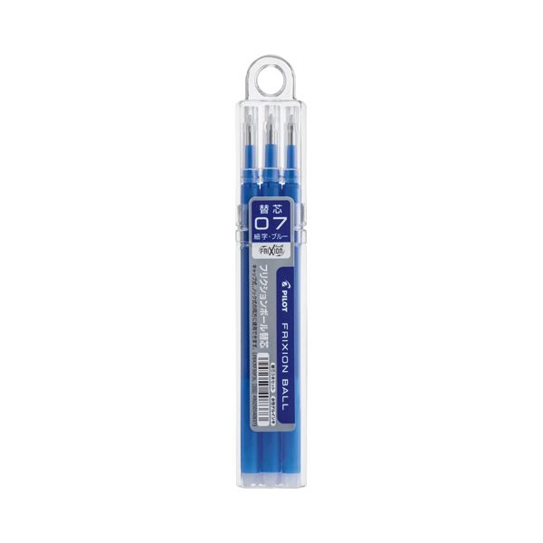 (まとめ) パイロット ゲルインキボールペンフリクションボール替芯 0.7mm ブルー キャップ式ノック式両用 LFBKRF30F3L 1パック（3本） 【&times;50セット】[21]｜本家屋