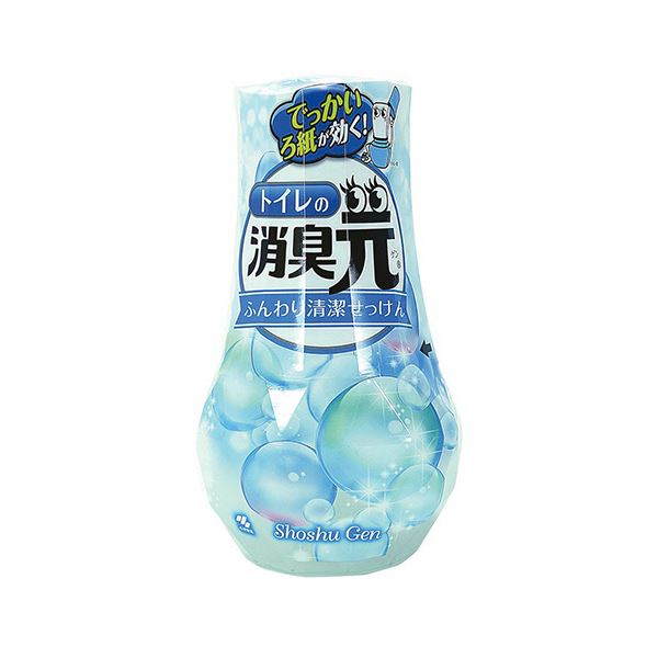 （まとめ）小林製薬 トイレの消臭元ふんわり清潔せっけん 400ml 1セット（5個）【×5セット】[21]