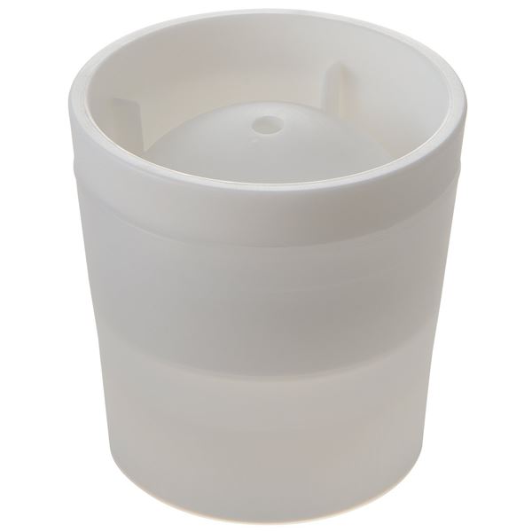〔40個セット〕 製氷皿 製氷器 直径7.5&times;高さ12.5cm ホワイト スタッキング可 丸氷 俺の丸氷 キッチン 台所[21]｜本家屋