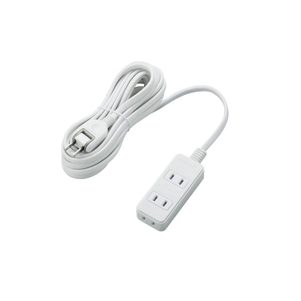 （まとめ）エレコム 電源タップ（雷ガード・ほこりシャッター） T-KST02-22350WH【×3セット】[21]