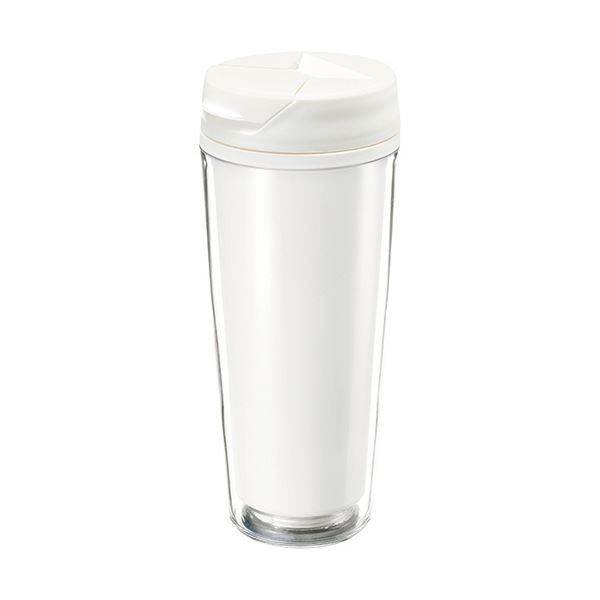 トレードワークス カスタムデザインタンブラーFC 500ml ホワイト TS-0617-044 1箱(50個)[21]｜本家屋