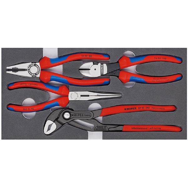 KNIPEX クニペックス 002001V15 プライヤーセット ウレタントレイ入り 工具 ツール DIY 作業工具 道具 プライヤー[21]