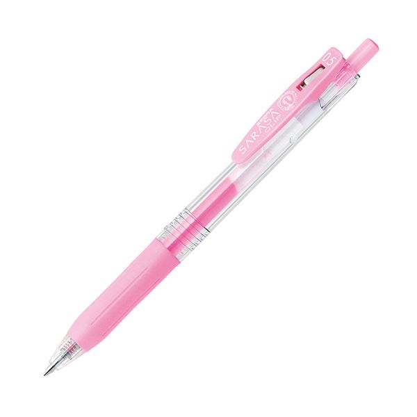 (まとめ) ゼブラ ゲルインクボールペン サラサクリップ 0.5mm ミルクピンク JJ15-MKP 1本 【×100セット】[21]