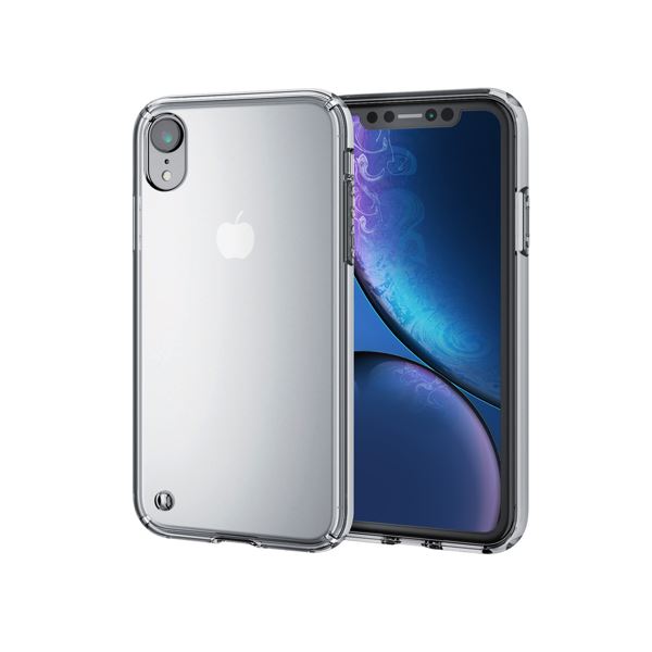 （まとめ）エレコム iPhone XR/ハイブリッドケース/クリア PM-A18CHVCCR【×5セット】[21]