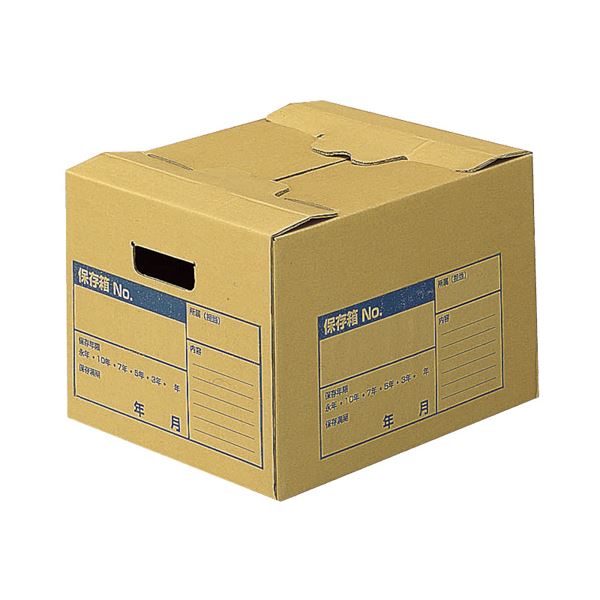 (まとめ）コクヨ 文書保存箱（A判ファイル用）フタ差し込み式 A4用 内寸W410×D317×H260mm 業務用パック A4-FBX1 1パック（10個）【×3セット】[21]