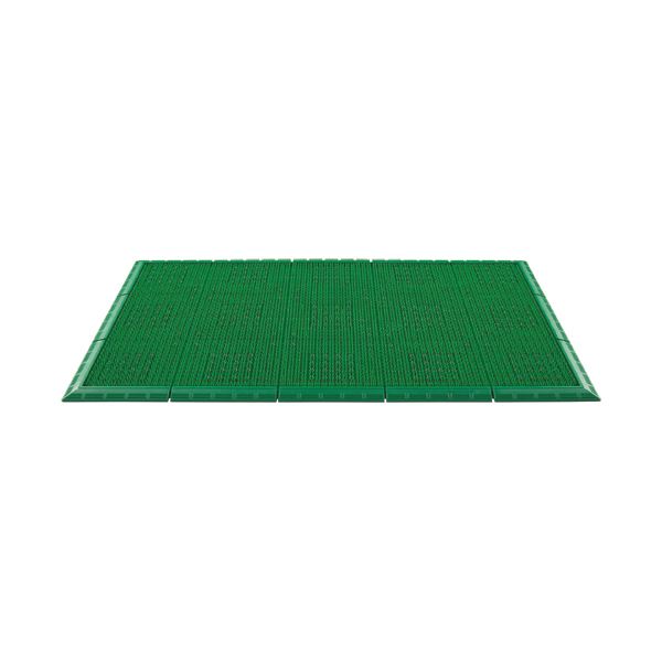 （まとめ）山崎産業 エバック サンステップマット 450&times;750mm グリーン F-131-3-G 1枚 【&times;3セット】[21]｜本家屋