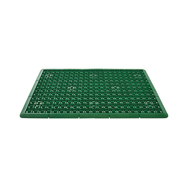 （まとめ）山崎産業 泥っぷマット 450&times;750mm グリーン 473328 1枚 【&times;5セット】[21]｜本家屋