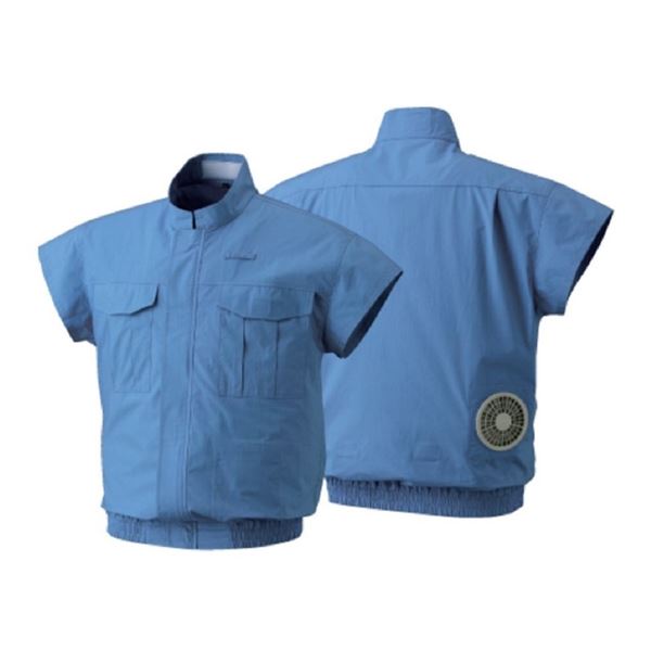 KU91730 綿難燃 空調服/作業着 〔カラー：ライトブルー LL〕洗濯耐久性 コットン100% 服のみ 【北海道・沖縄・離島配送不可】 楽天市場】KU91730 綿難燃 空調服/作業着 【カラー：ライトブルー L