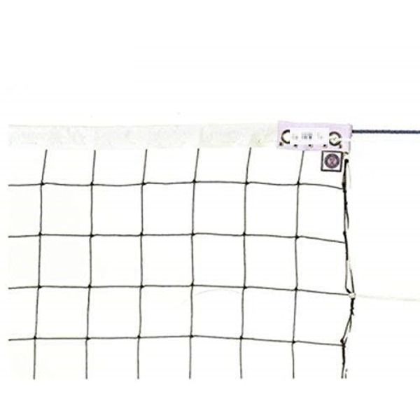 KTネット 周囲ロープ式 6人制バレーネット 日本製 【サイズ：巾100cm×長さ9.5×網目10cm】 KT6102[21]
