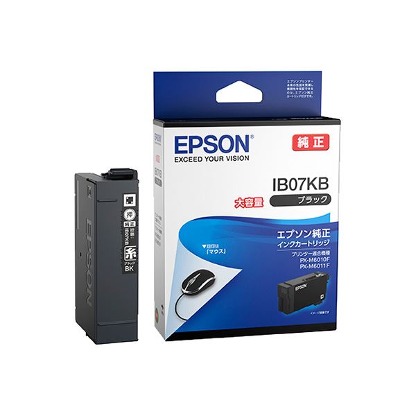 (まとめ) 【純正品】 EPSON(エプソン) IB07KB インクカートリッジ ブラック 大容量 【&times;3セット】[21]｜本家屋