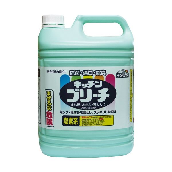 まとめ ミツエイ スマイルチョイス キッチンブリーチ 業務用 5kg 1セット 3本 21 最旬ダウン