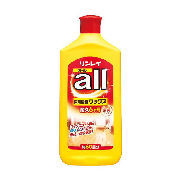 リンレイ 床用樹脂ワックスオール 1L 1本 【×10セット】[21]