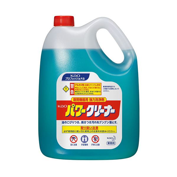 （まとめ）花王 パワークリーナー 業務用 4.5L 1本【×2セット】[21]