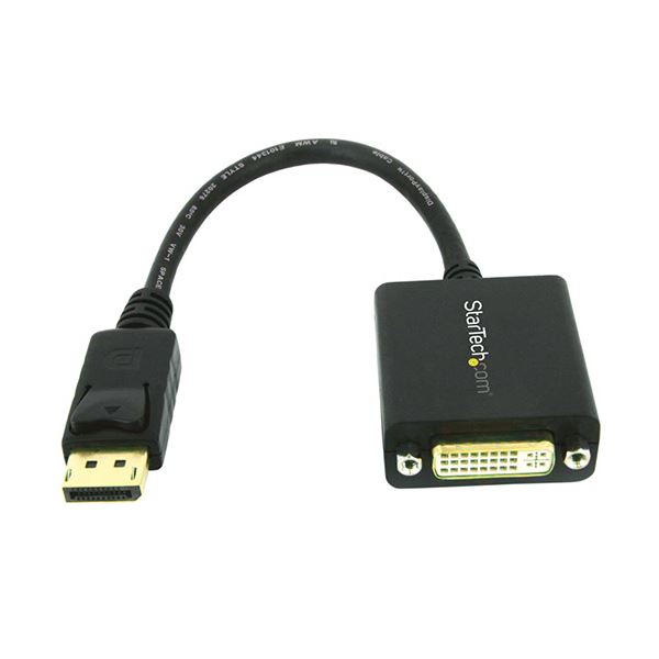 (まとめ) StarTechDisplayPort-DVI変換アダプタ 1920×1200 ブラック DP2DVI2 1個 【×10セット】[21]