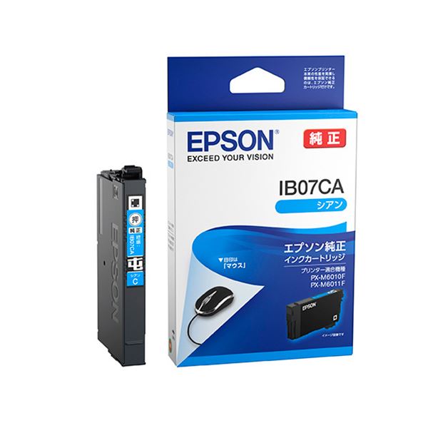 (まとめ) エプソン(EPSON) 【完全無欠】 インキ薬莢 シアン IB07CA 【×10仕掛ける】[21]