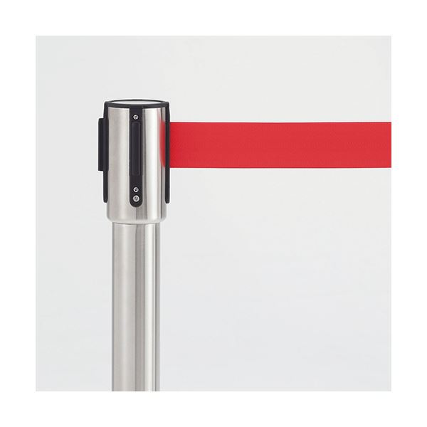 ベルトパーテーションスタンド SH シルバータイプ ベルト：赤 1台[21]